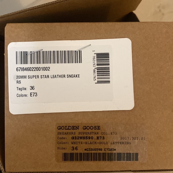 Golden goose super star leather sneakers - Picture 5 of 5